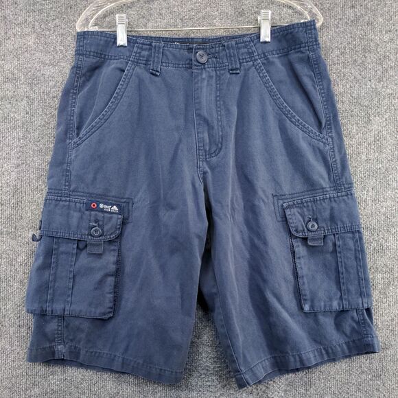 Ecko Unltd Men's Cargo Shorts Blue Sizer 30 100% Cotton Pockets - Picture 5 of 11
